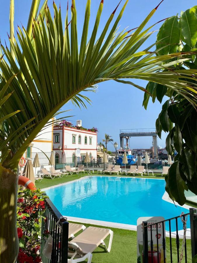 Billy'S Marina 360 With Pool Access Apartment Puerto De Mogan Luaran gambar